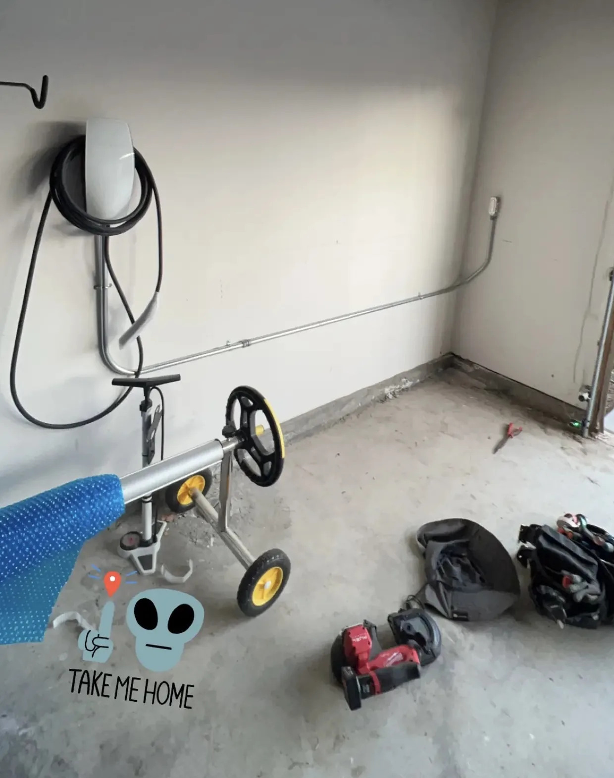 Palm Springs garage EV charger installation by Power On Solutions