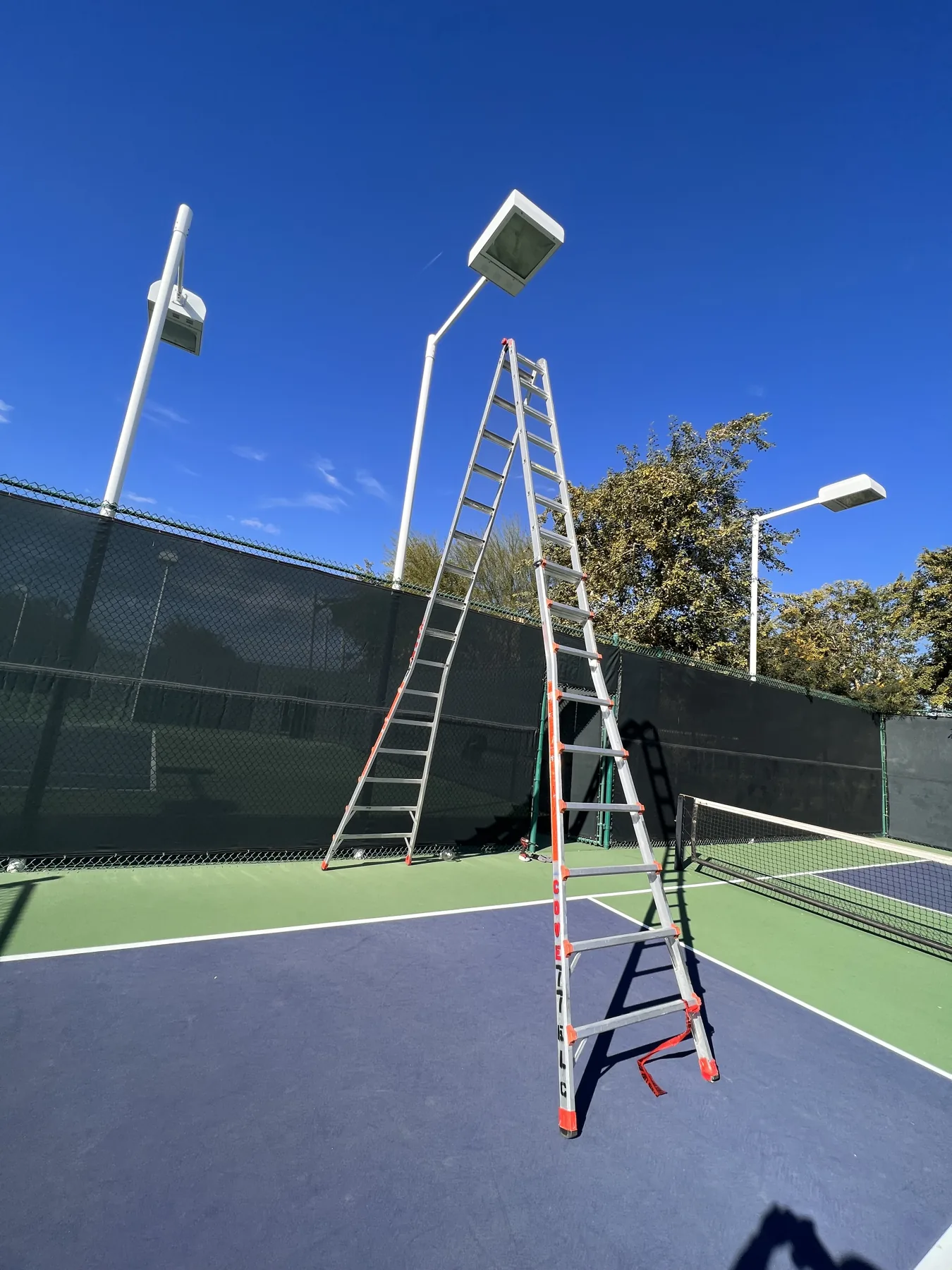 Rancho Mirage pickleball court lighting by Power On Solutions