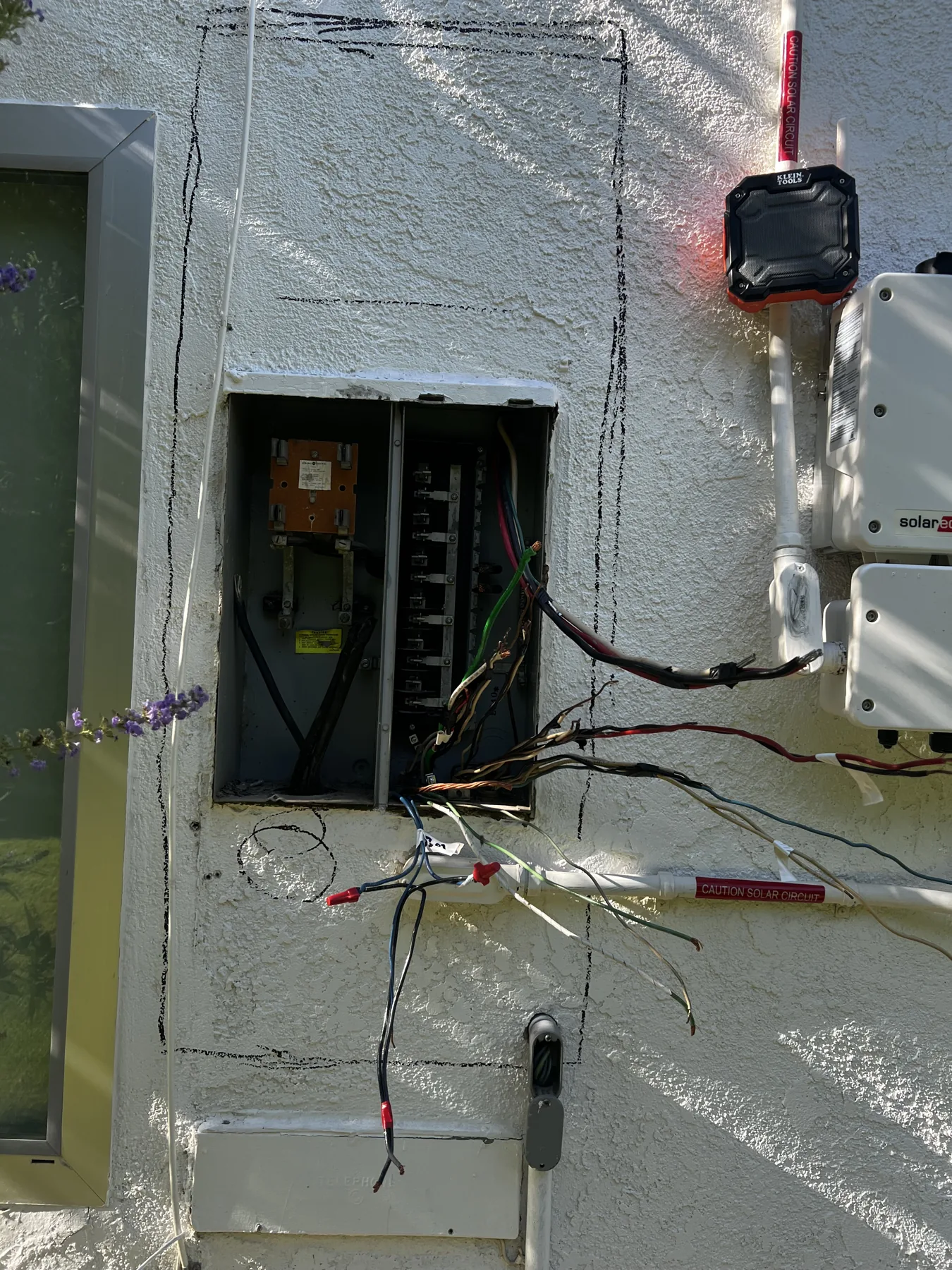Palm Springs panel upgrade prep by Power On Solutions